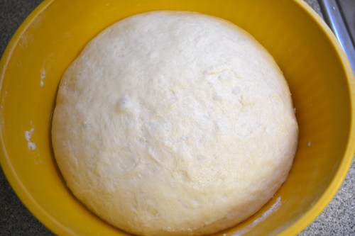 bread dough rising