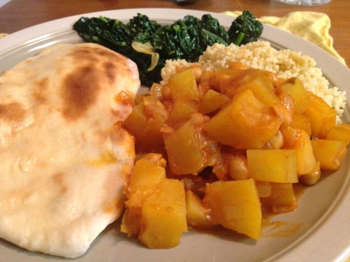 squash and chickpea stew