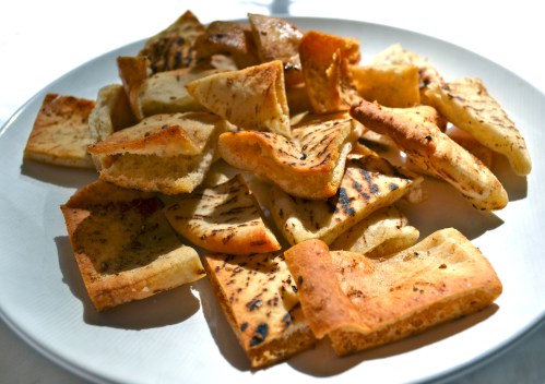 homemade pita chips