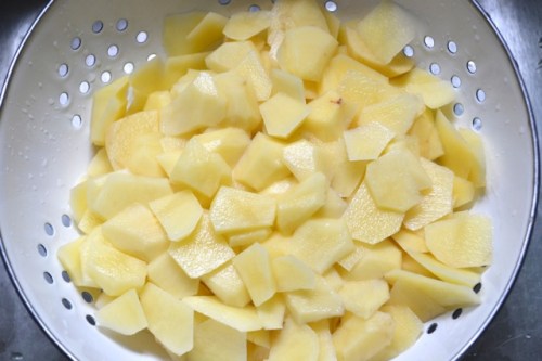 diced potatoes