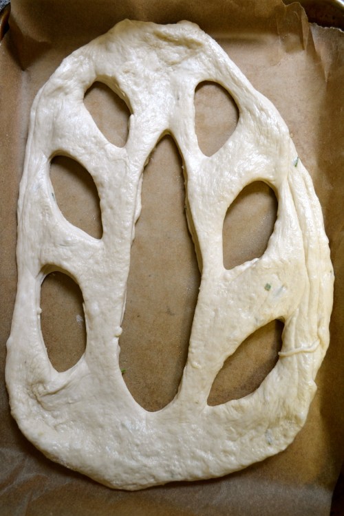 fougasse bread dough