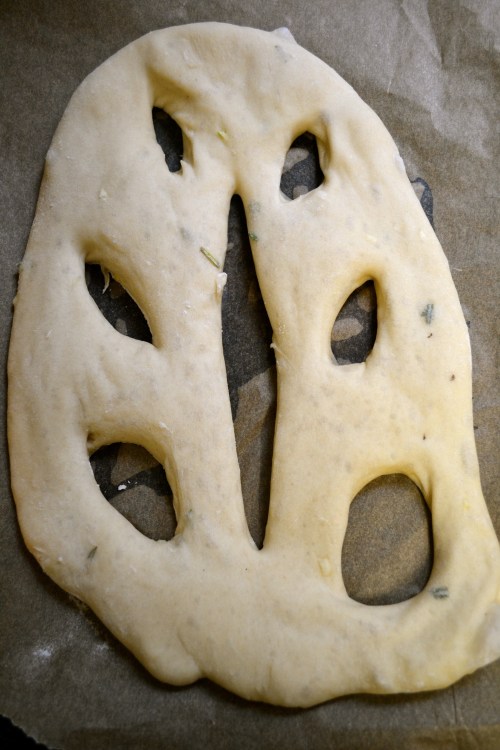 fougasse bread dough