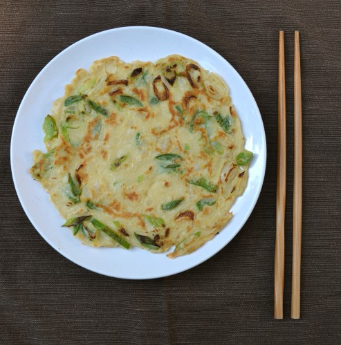 Korean green onion pancake