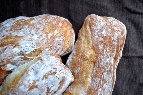 homemade ciabatta