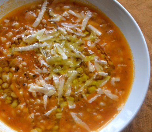 lentil and barley soup