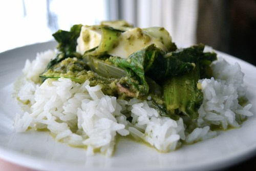 Vegan Thai green curry