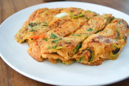 kim chi pancakes 