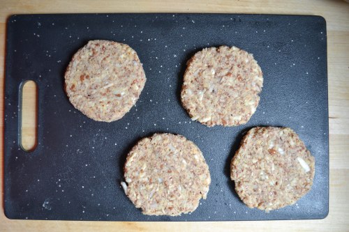 uncooked patties