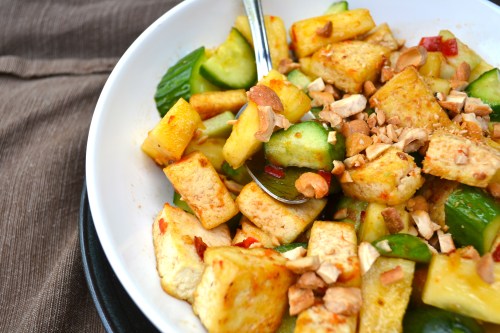 vegetarian rojak salad