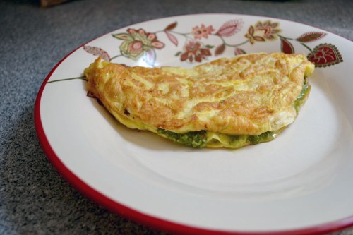 green chutney omelette