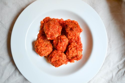 farro risotto veggie meatballs